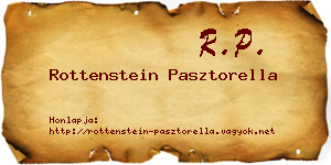 Rottenstein Pasztorella névjegykártya